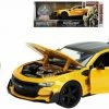 Jada Toys Transformers 5: The Last Knight - Bumblebee ChevyCamaro 1:24 Scale Hollywood Ride With Medallion Diecast Cars