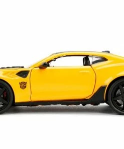 Jada Toys Transformers 5: The Last Knight - Bumblebee ChevyCamaro 1:24 Scale Hollywood Ride With Medallion Diecast Cars