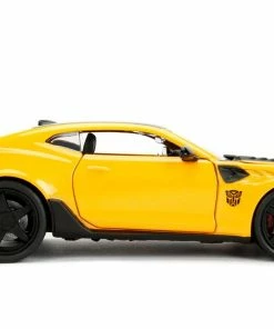 Jada Toys Transformers 5: The Last Knight - Bumblebee ChevyCamaro 1:24 Scale Hollywood Ride With Medallion Diecast Cars