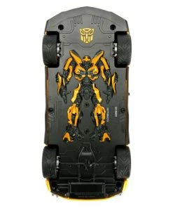 Jada Toys Transformers 5: The Last Knight - Bumblebee ChevyCamaro 1:24 Scale Hollywood Ride With Medallion Diecast Cars