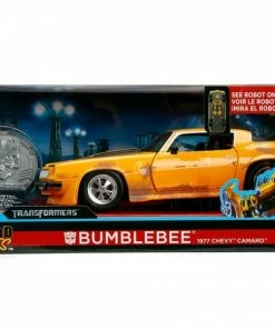 Jada Toys Transformers - 1977 Chevy Camaro 1:24 Scale Hollywood Ride Diecast Vehicle Diecast Cars