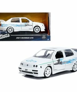 Jada Toys Diecast Cars Fast And Furious - 1995 Volkswagen Jetta 1:32 Scale Hollywood Ride