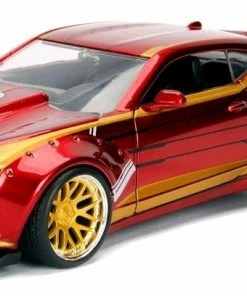 Jada Toys Iron Man - 2016 Chevy Camero SS 1:24 Scale Hollywood Rides Diecast Vehicle Diecast Cars