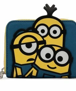 Loungefly Minions - Triple Minion Bello Zip Purse