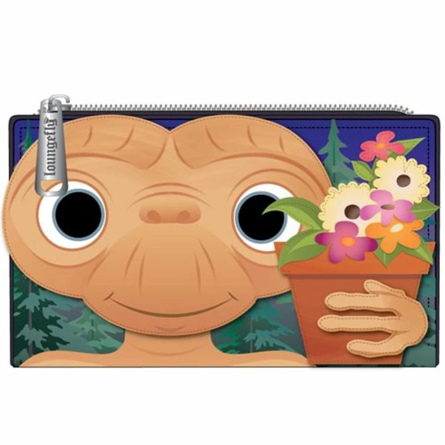 LOUNGEFLY E.T. The Extraterrestrial - Flower Pot Flap Purse 1 LOUNGEFLY E.T. The Extraterrestrial - Flower Pot Flap Purse
