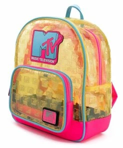 Loungefly MTV - Clear Neon Mini Backpack