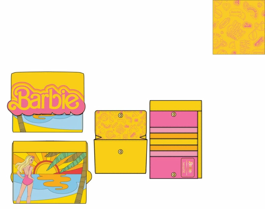 Loungefly Barbie - Fun In The Sun Flap Purse 2 Loungefly Barbie - Fun In The Sun Flap Purse