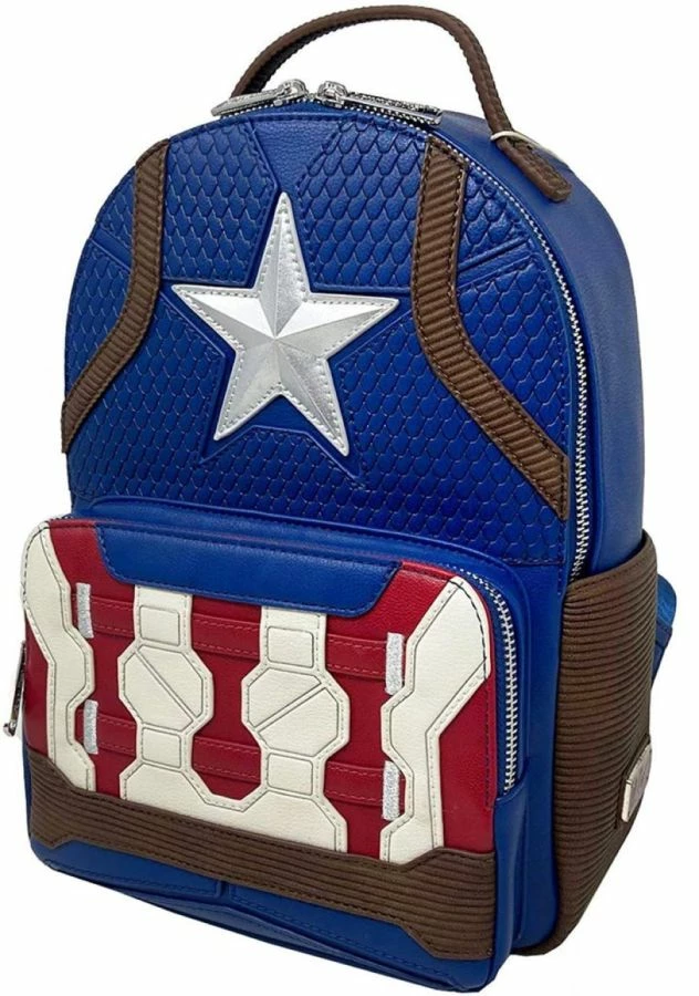 Loungefly Marvel Infinity Saga - Captain America Costume US Exclusive Mini Backpack Staff Picks 3 Loungefly Marvel Infinity Saga - Captain America Costume US Exclusive Mini Backpack Staff Picks