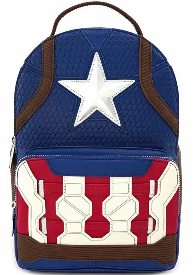 Loungefly Marvel Infinity Saga - Captain America Costume US Exclusive Mini Backpack Staff Picks 1 Loungefly Marvel Infinity Saga - Captain America Costume US Exclusive Mini Backpack Staff Picks