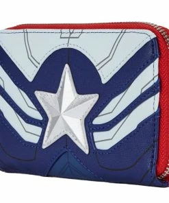 LOUNGEFLY Bags & Wallets The Falcon And The Winter Soldier - Captain America Zip Purse