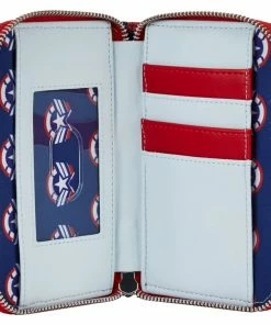 LOUNGEFLY Bags & Wallets The Falcon And The Winter Soldier - Captain America Zip Purse 8 LOUNGEFLY Bags & Wallets The Falcon And The Winter Soldier - Captain America Zip Purse