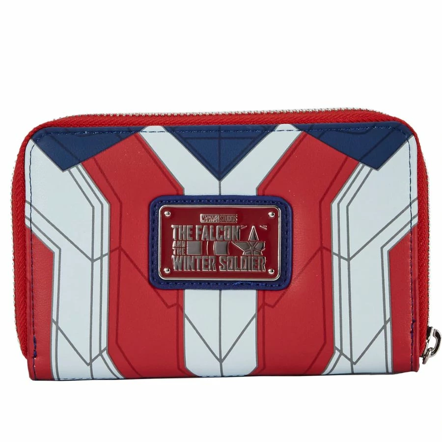LOUNGEFLY Bags & Wallets The Falcon And The Winter Soldier - Captain America Zip Purse 4 LOUNGEFLY Bags & Wallets The Falcon And The Winter Soldier - Captain America Zip Purse