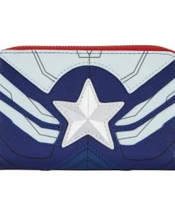 LOUNGEFLY Bags & Wallets The Falcon And The Winter Soldier - Captain America Zip Purse