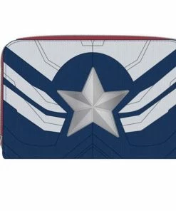 LOUNGEFLY Bags & Wallets The Falcon And The Winter Soldier - Captain America Zip Purse 10 LOUNGEFLY Bags & Wallets The Falcon And The Winter Soldier - Captain America Zip Purse