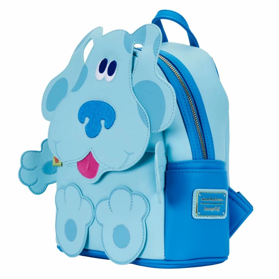 Loungefly Blue's Clues - Blue Mini Backpack Bags & Wallets 2 Loungefly Blue's Clues - Blue Mini Backpack Bags & Wallets