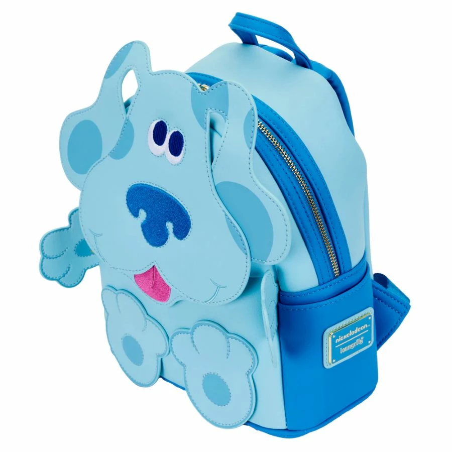Loungefly Blue's Clues - Blue Mini Backpack Bags & Wallets 3 Loungefly Blue's Clues - Blue Mini Backpack Bags & Wallets