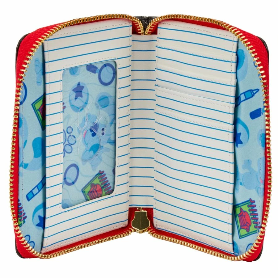 Loungefly Blue's Clues - Handy Dandy Notebook Zip Purse 3 Loungefly Blue's Clues - Handy Dandy Notebook Zip Purse