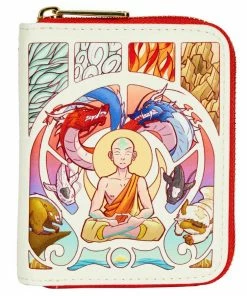 Loungefly Avatar The Last Airbender - Aang Meditation Glow Zip Purse Bags & Wallets