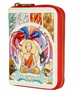 Loungefly Avatar The Last Airbender - Aang Meditation Glow Zip Purse Bags & Wallets