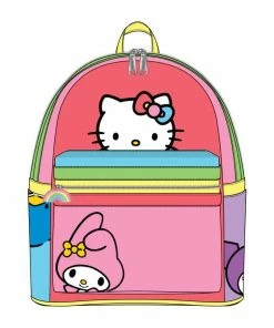 Loungefly Hello Kitty - Hello Kitty And Friends Color Block Mini Backpack Bags & Wallets
