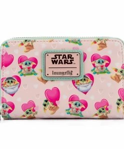 Loungefly Star Wars: The Mandalorian - Grogu Valentines Zip Purse