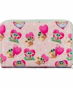Loungefly Star Wars: The Mandalorian - Grogu Valentines Zip Purse