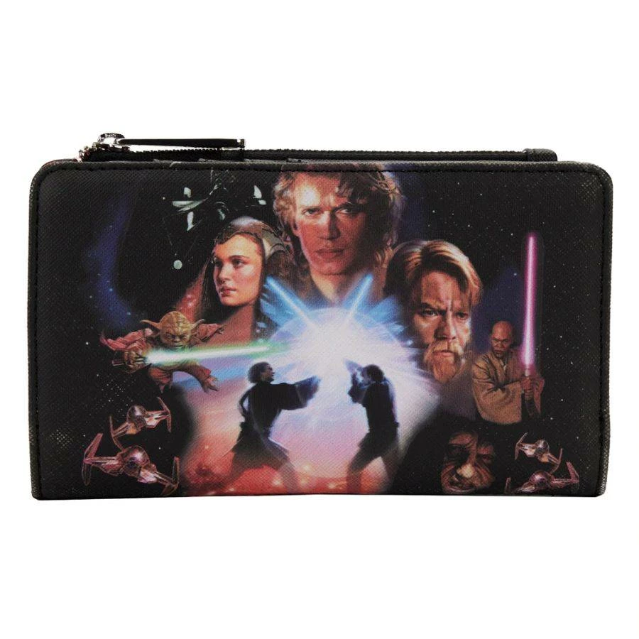 Loungefly Star Wars - Prequel Trilogy Flap Purse 1 Loungefly Star Wars - Prequel Trilogy Flap Purse