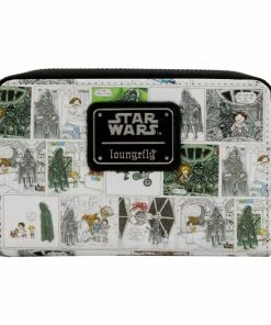 Loungefly Star Wars - Darth Vader Comic Strip Zip Purse