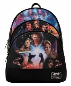 Loungefly Star Wars - Prequel Trilogy Triple Pocket Mini Backpack