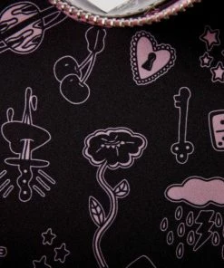 Loungefly Valfre - Lucy Tattoo Heart Mini Backpack