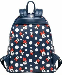 Loungefly Disney - Minnie Mouse Polka Dots Navy Mini Backpack