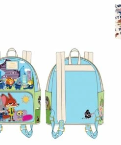 Loungefly Zootopia - Chibi Group Mini Backpack