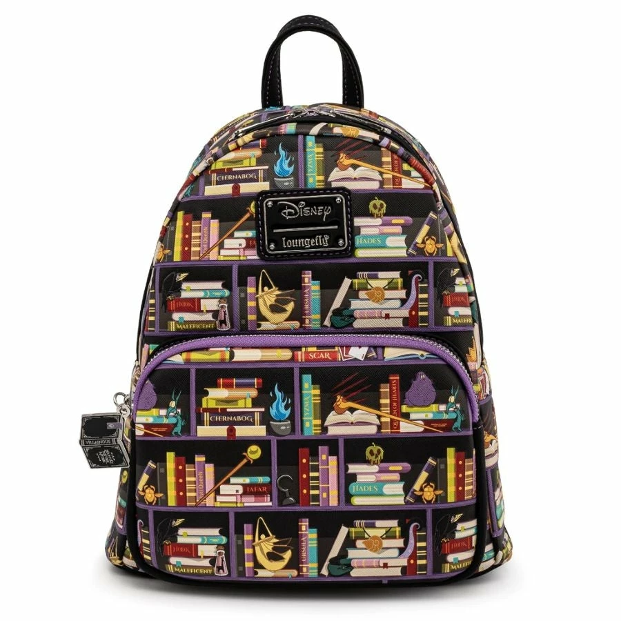 Loungefly Disney Villains - Books Mini Backpack 1 Loungefly Disney Villains - Books Mini Backpack
