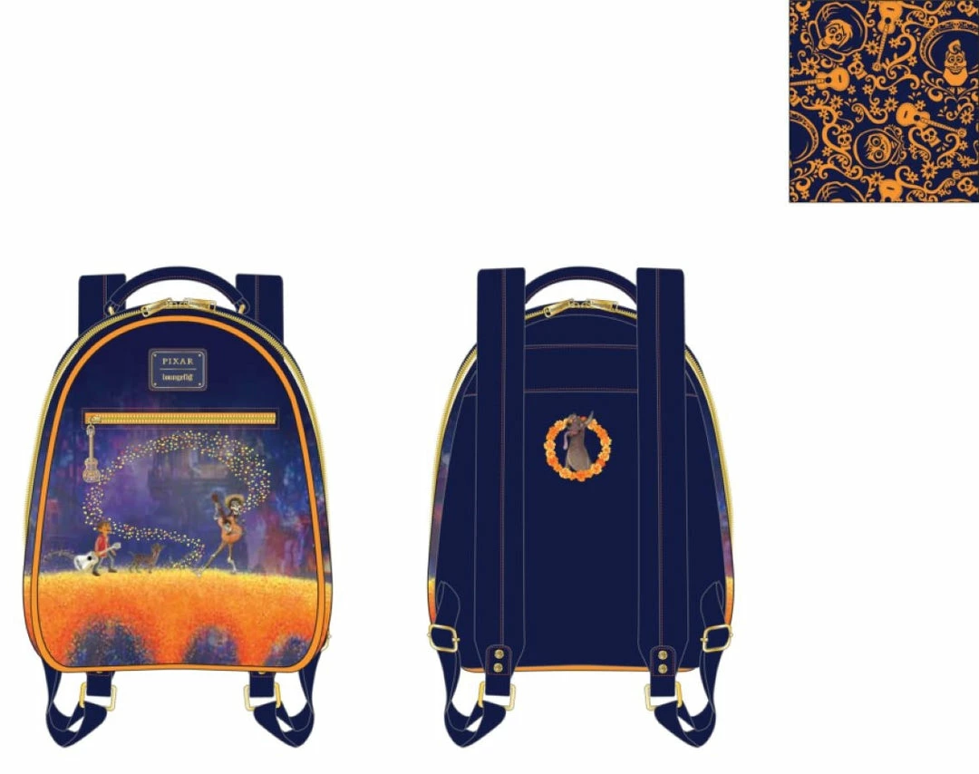 Loungefly Bags & Wallets Coco - Marigold Bridge Mini Backpack 2 Loungefly Bags & Wallets Coco - Marigold Bridge Mini Backpack