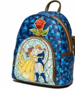 Loungefly Beauty And The Beast (1991) - Stain Glass US Exclusive Mini Backpack