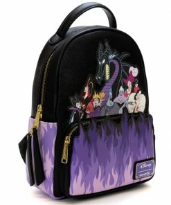 Loungefly Disney - Villains Purple Flame US Exclusive Mini Backpack 4 Loungefly Disney - Villains Purple Flame US Exclusive Mini Backpack