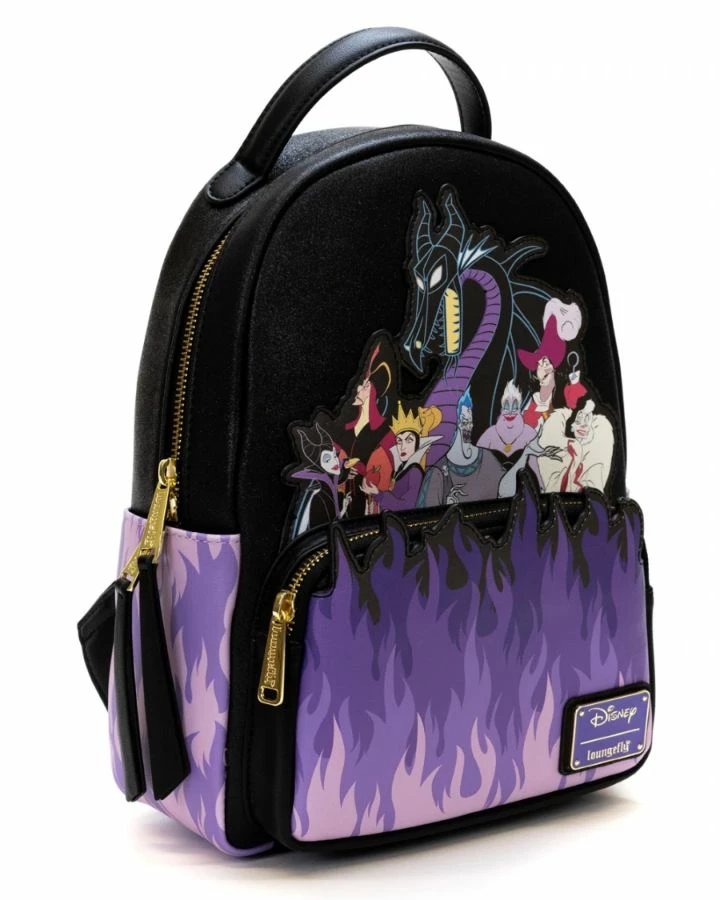 Loungefly Disney - Villains Purple Flame US Exclusive Mini Backpack 2 Loungefly Disney - Villains Purple Flame US Exclusive Mini Backpack