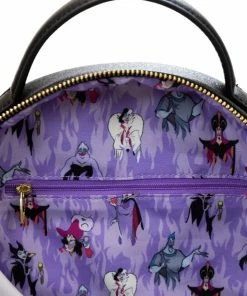 Loungefly Disney - Villains Purple Flame US Exclusive Mini Backpack 5 Loungefly Disney - Villains Purple Flame US Exclusive Mini Backpack