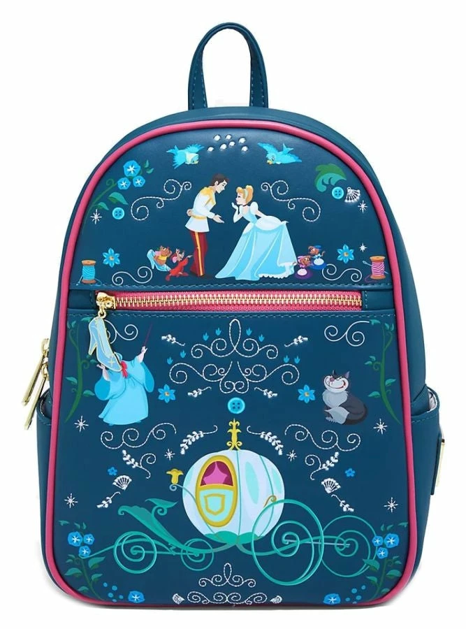 Loungefly Cinderella - Storybook US Exclusive Mini Backpack 1 Loungefly Cinderella - Storybook US Exclusive Mini Backpack