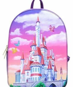Loungefly Beauty And The Beast (1991) - Castle Snap Flap US Exclusive Mini Backpack Bags & Wallets