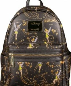 Loungefly Peter Pan - Tinker Bell Gold Print US Exclusive Backpack Bags & Wallets