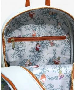 Loungefly Snow White And The Seven Dwarfs (1937) - Floral US Exclusive Mini Backpack Bags & Wallets