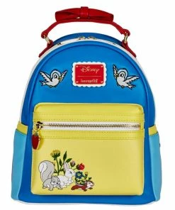 LOUNGEFLY Snow White And The Seven Dwarfs (1937) - Bow Handle Mini Backpack Bags & Wallets