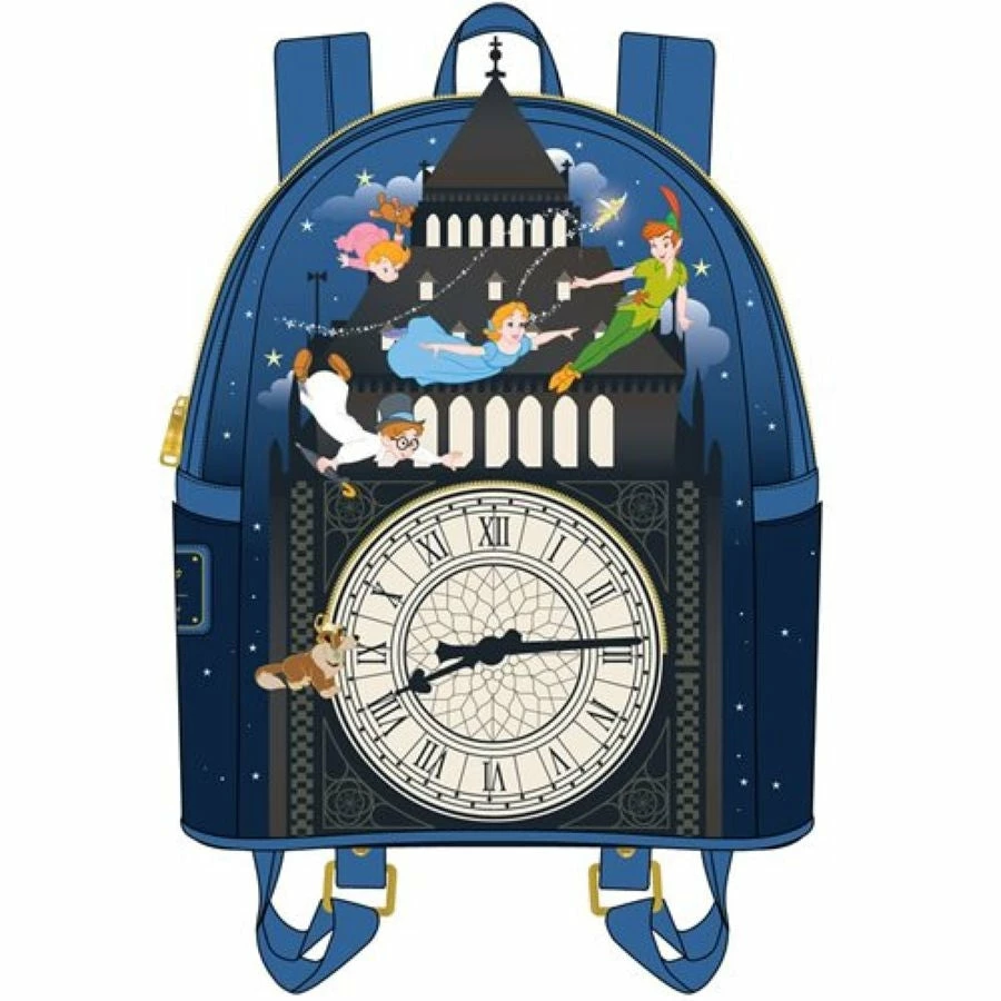 LOUNGEFLY Peter Pan - Glow Clock Mini Backpack Staff Picks 1 LOUNGEFLY Peter Pan - Glow Clock Mini Backpack Staff Picks