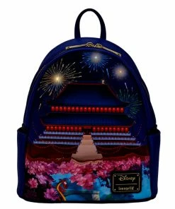 Loungefly Mulan - Castle Light Up Mini Backpack