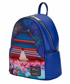 Loungefly Mulan - Castle Light Up Mini Backpack