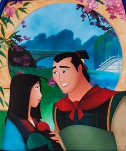 Loungefly Mulan - Castle Light Up Mini Backpack