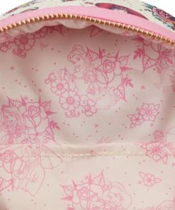 Loungefly Disney Princess - Floral Tattoo Mini Backpack