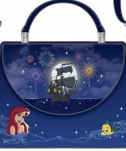 LOUNGEFLY The Little Mermaid (1989) - Ariel Fireworks Crossbody