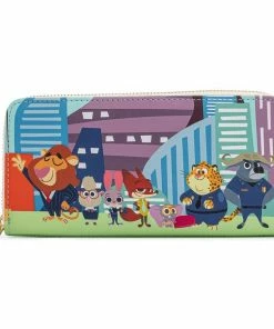 Loungefly Zootopia - Chibi Group Zip Purse Bags & Wallets